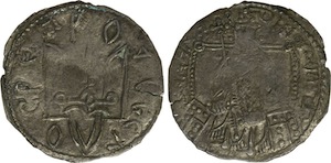 Kiev. Vladimir I billon Srebrennik ND (980-1015)