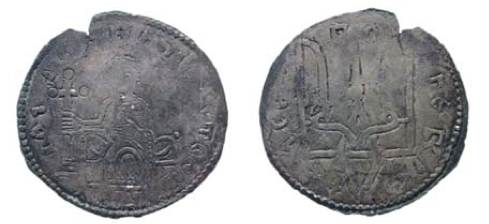 Figure 2. Coins with the name of Svyatopolk