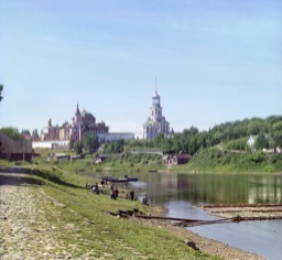 Torzhok Borisoglebskiy monastyr s mosta