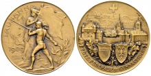 Switzerland medal, 1909, Bronze, Fête Fédérale de Gymnastique