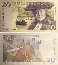 Sweden 20 Kronor 2008 63d UNC