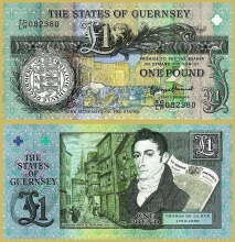 Guernsey 1 Pound 2013 UNC Commemorative P-NEW